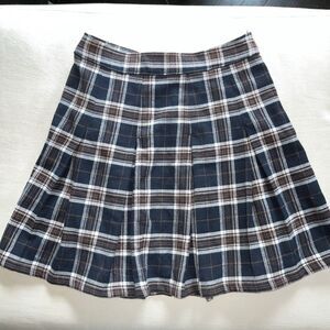 Hollister Mini Plaid Pleated Skirt Size XS 1990s Style Ultra High Rise